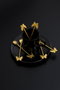 Hermia Juego de Cucharas PLT0495 Dorado, 6 Piezas
